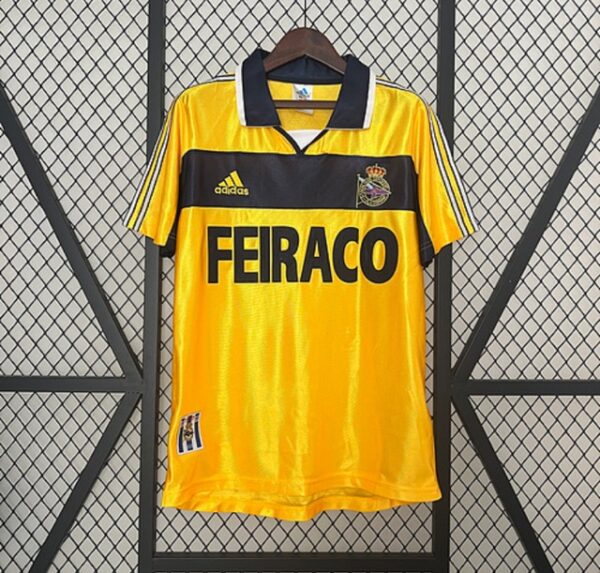 DEPORTIVO LA CORUÑA TERCERA AMARILLA 99/00